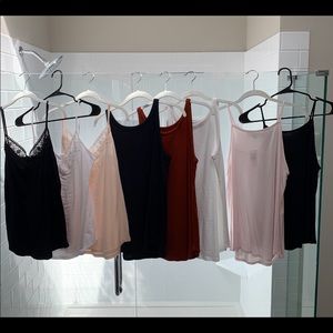 Lot of 8 tank tops, 2 NWT